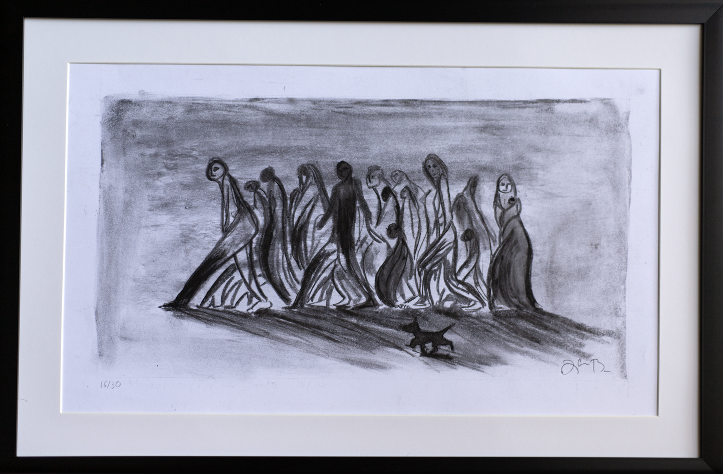 Los Migrantes (The Migrants) - Original Drawing